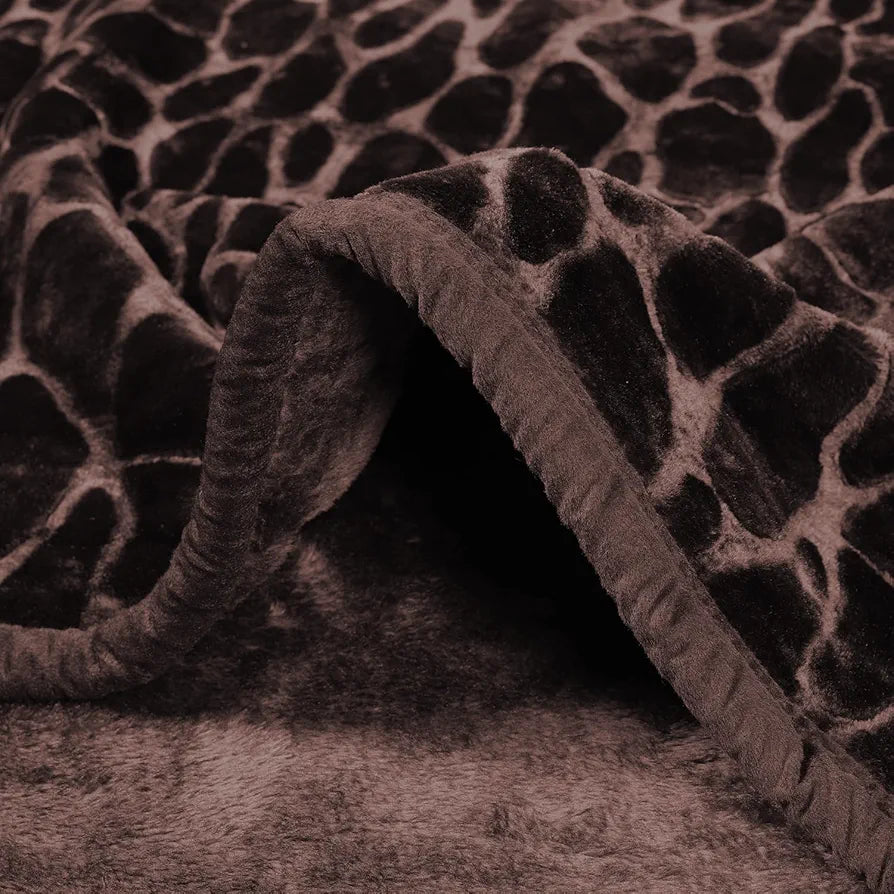 Cloth Fusion Floral Embossed Mink Blanket Single Bed for Winter,Soft Kambal for Comfort & Warmth